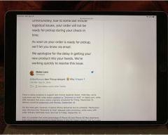 苹果维修地址_部分2017款iPad Pro屏幕出问题 Home键上方有亮点